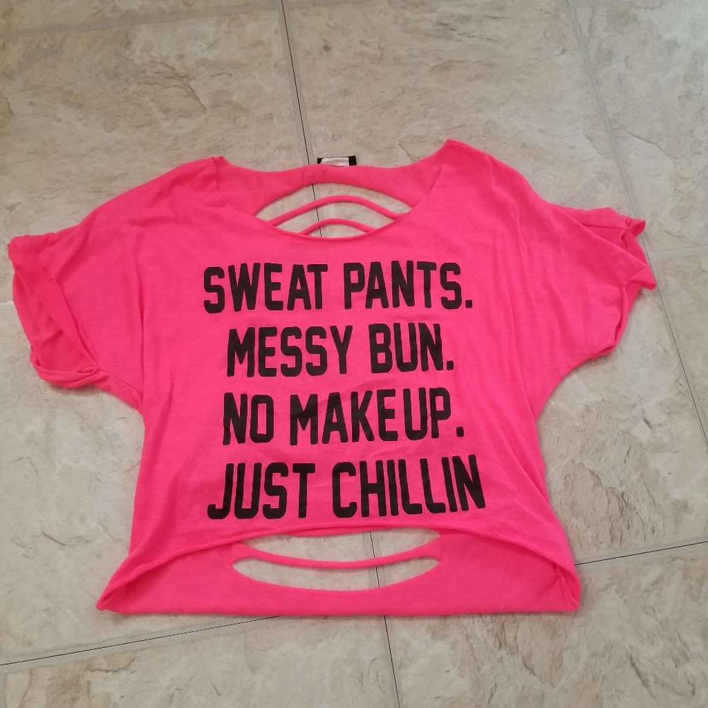 Fluorescent summer crop top